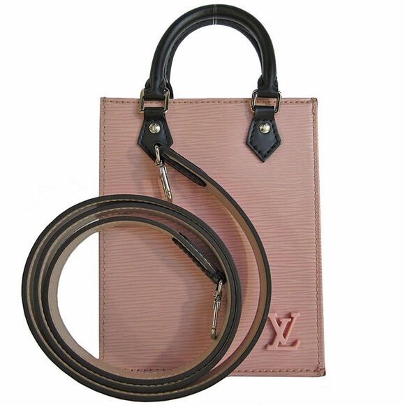 LOUIS VUITTON Black Leather Shoulder Bag - Picture 1 of 5